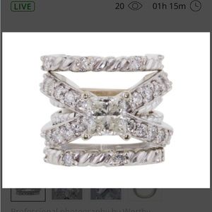 STUNNING CUSTOM ENGAGEMENT RING!!!